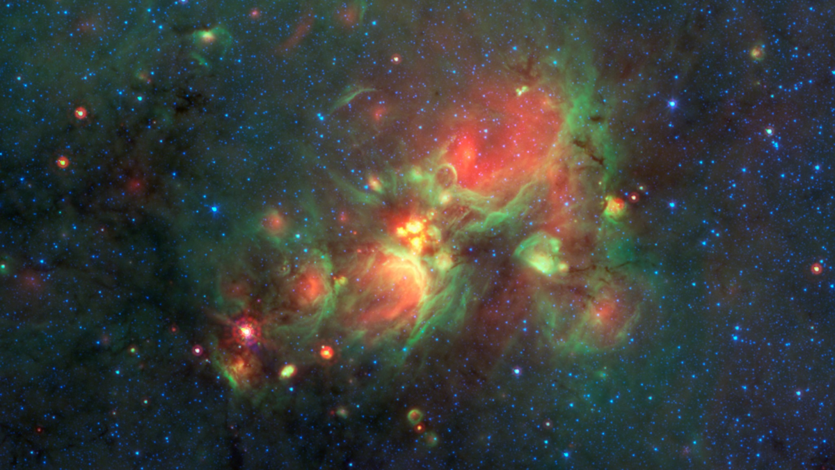 Zdjęcie wykonane przez Teleskop Spitzera Teleskop Spitzera