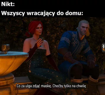 Mem inspirowany grami z serii Wiedźmin 