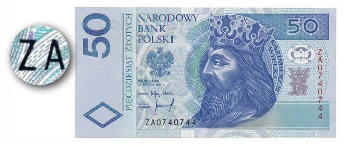 Obiegowe banknoty na aukcji