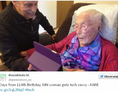 Miniatura: 114-latka zaniżyła wiek, by zarejestrować...