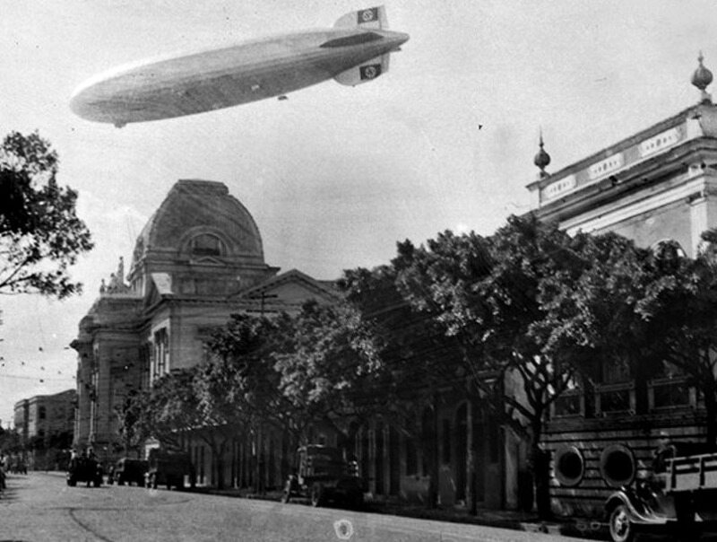 „Hindenburg” nad Brazylią w 1936 roku 