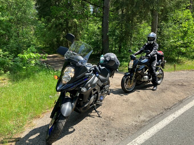 Weekend na motocyklu (Mazury)