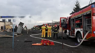 Akcja straży pożarnej i grupy poszukiwawczej 