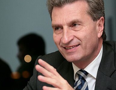 Miniatura: Komisarz Oettinger dostał reprymendę od...
