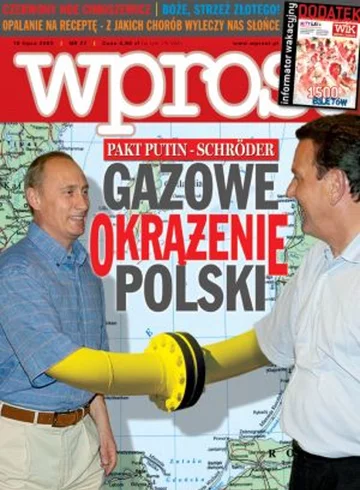 Okładka tygodnika Wprost nr 27/2005 (1179)