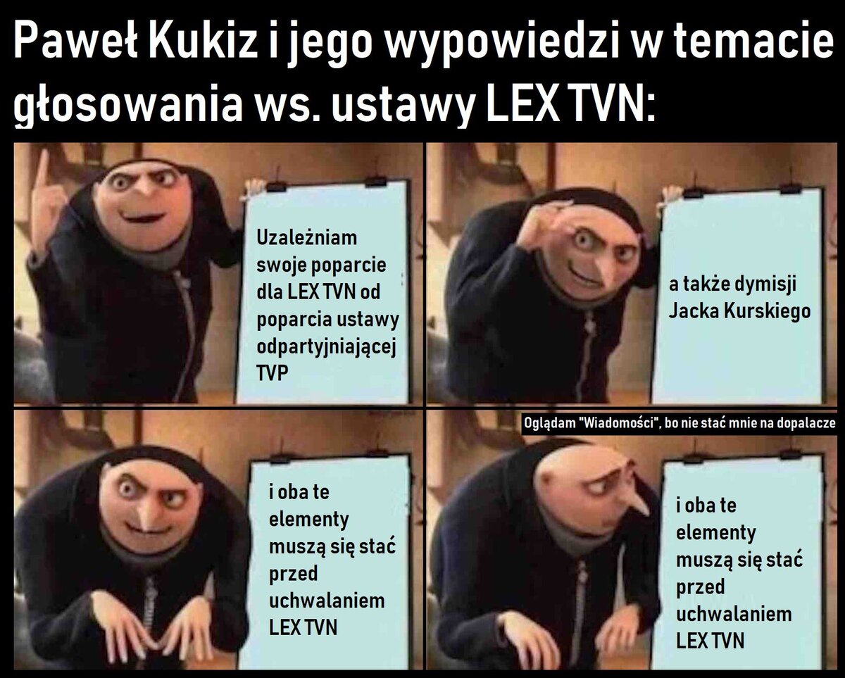 Mem po głosowaniu ws. lex TVN 