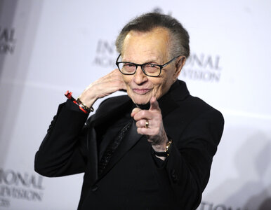 Miniatura: Legendarny dziennikarz Larry King trafił...