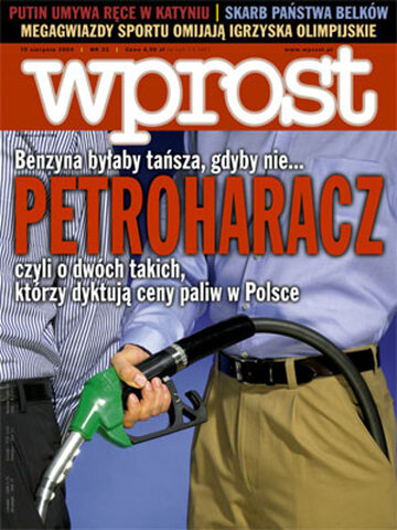 Okładka tygodnika Wprost nr 33/2004 (1133)