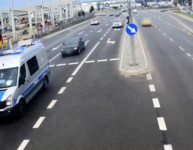 Miniatura: Jechał zdecydowanie za szybko. Kiedy...