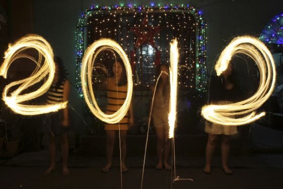 Nowy rok przywitano już na Filipinach... (fot. ROMEO RANOCO/Reuters)