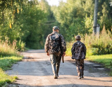 Miniatura: Polowanie z dzieckiem u boku. Konfederacja...