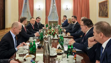 Miniatura: Spotkanie u Nawrockiego bez ważnej osoby....