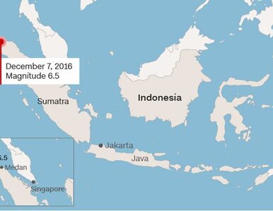 Miniatura: Trzęsienie ziemi w Indonezji....