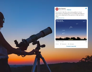 Miniatura: Popatrz w górę! Niezwykła koniunkcja...