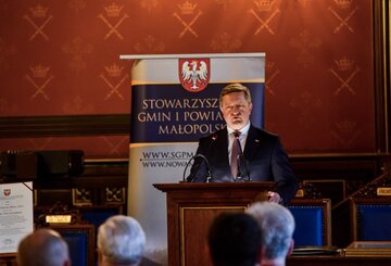 Wasyl Zwarycz z przem&oacute;wieniem w Uniwersytecie Jagiellońskim