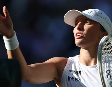 Miniatura: Iga Świątek w finale Wimbledonu przeciwko...