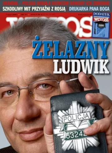 Okładka tygodnika Wprost nr 18/2006 (1221)