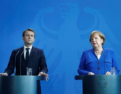 Miniatura: Merkel i Macron zapowiedzieli nową...