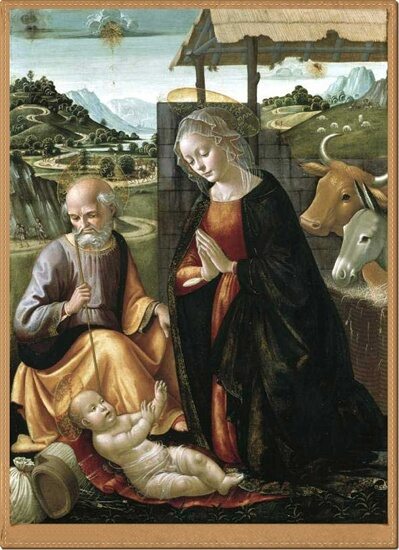 Domenico Ghirlandaio &#8211; Boże Narodzenie