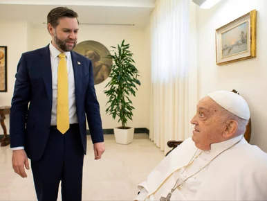 Miniatura: Wiceprezydent USA spotkał się z papieżem....
