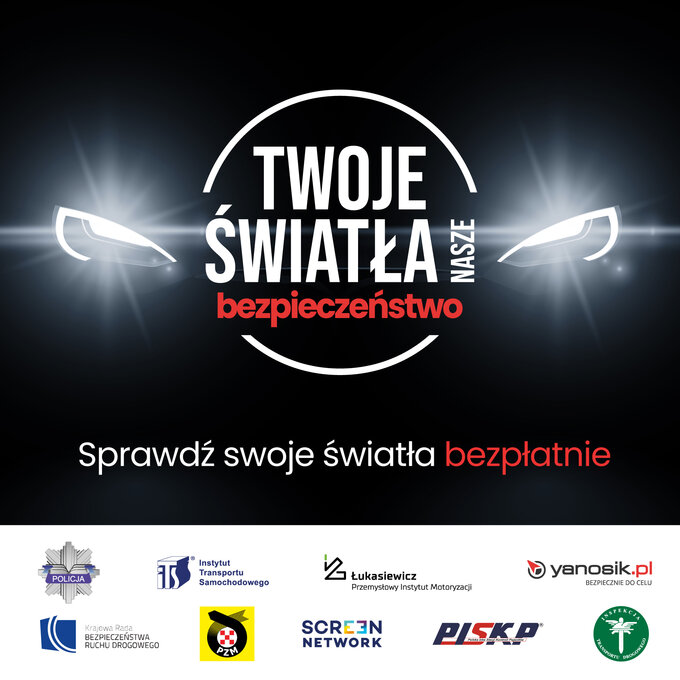 Logo akcji Twoje światła nasze bezpieczeństwo