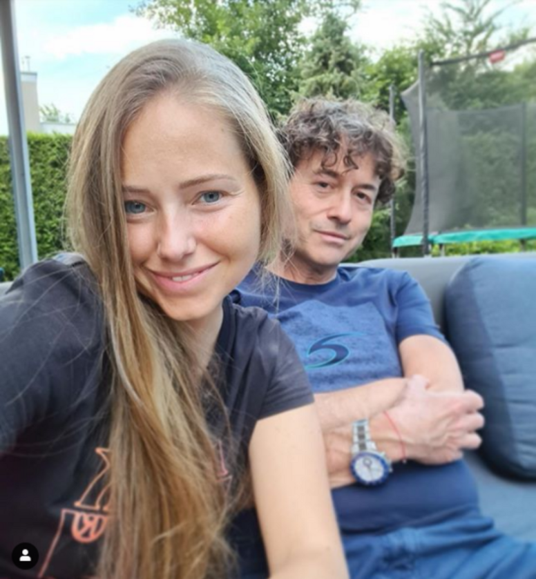 Agata Rubik z mężem Piotrem 