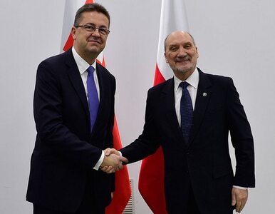 Miniatura: Macierewicz spotkał się z szefem MON...