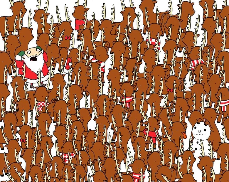 Miniatura: Znajdziesz niedźwiedzia wśród reniferów i...