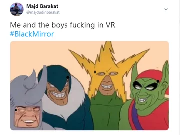Mem inspirowany odcinkiem „Striking Vipers” 