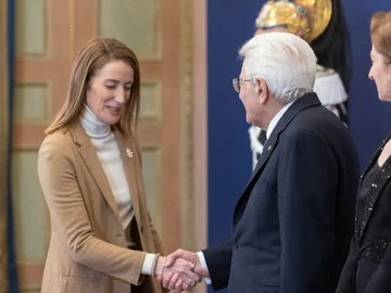 Sergio Matarella i Roberta Metsola 