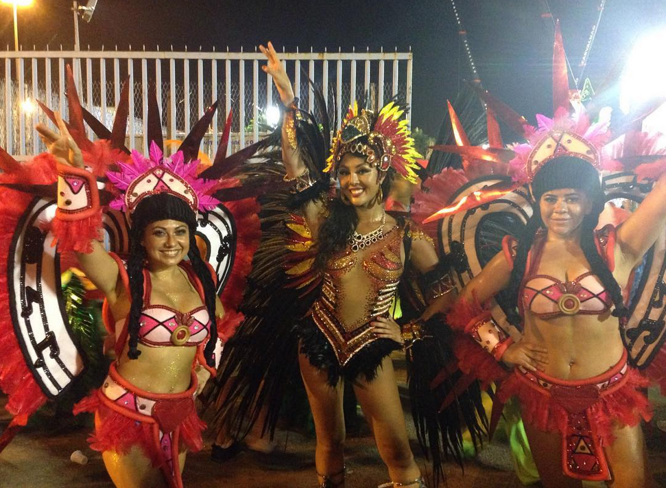 Uczestniczki parady podczas karnawału w Rio 