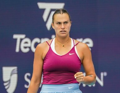 Miniatura: Aryna Sabalenka z wielkimi pretensjami do...