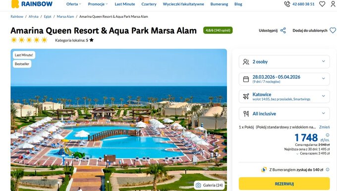 Oferta biura podr&oacute;ży