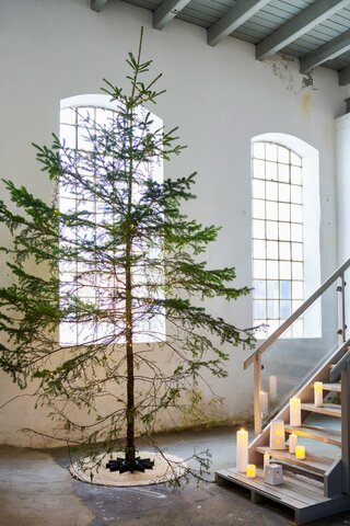 Świąteczna aranżacja w&nbsp;duchu slow: prawdziwe drzewko, świece i&nbsp;cisza zamiast nadmiaru ozd&oacute;b