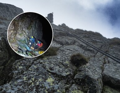 Miniatura: Turysta utknął w górach na 9 godzin. W...