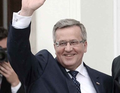 Miniatura: Komorowski w oborze. "Startuje na...