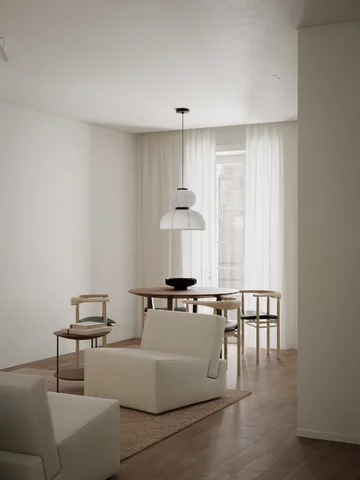 Minimalistyczne mieszkanie w Kijowie, projekt Hi atelier Hi atelier, Ihor Havrylenko, Ukraina