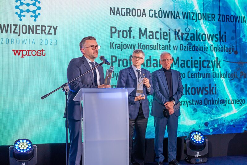Prof. Adam Maciejczyk z Nagrodą Główną Wizjonerzy Zdrowia 2023