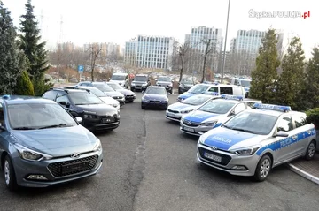 Nowe samochody śląskiej policji 