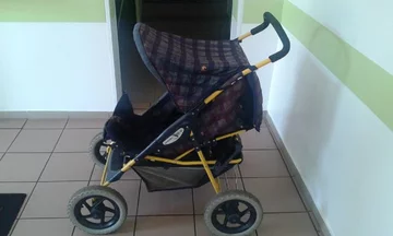 Wózek, który znaleziono obok chłopca 