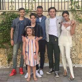 Miniatura: Tak wygląda rodzina Beckhamów w komplecie....