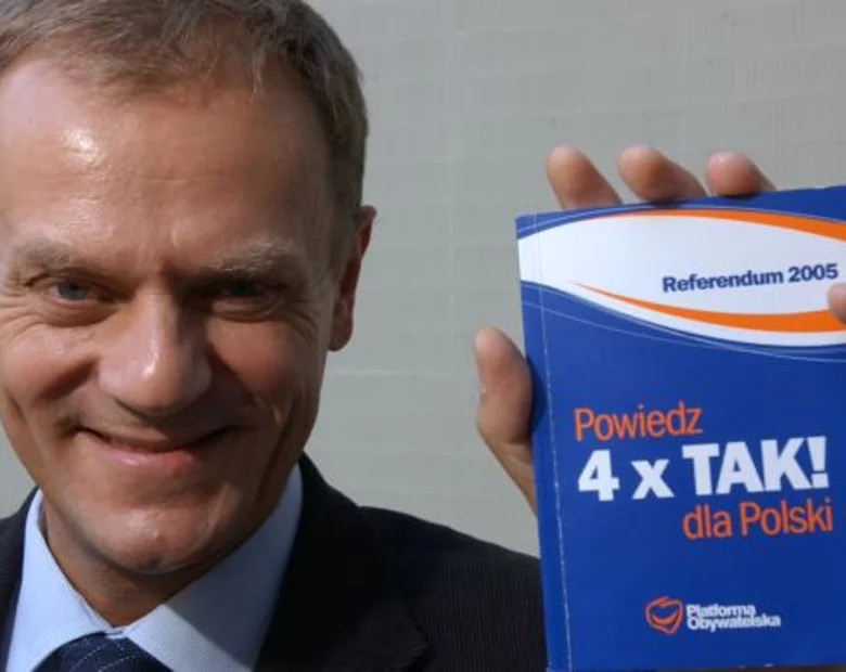 Miniatura: Bracia Kaczyńscy w chórkach u Tuska