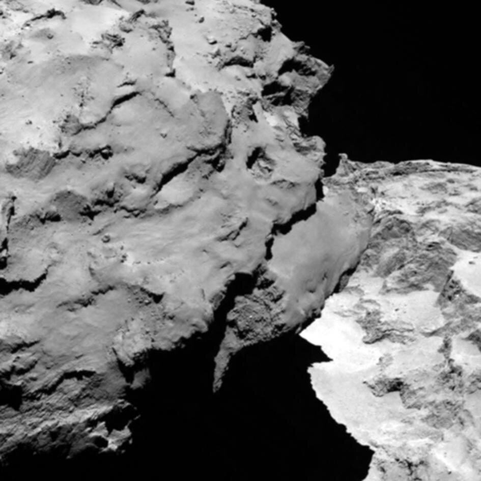 Zdjęcie komety 67P/Czuriumow-Gierasimienko