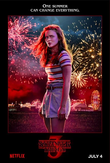 Plakat zapowiadający trzeci sezon "Stranger Things" 