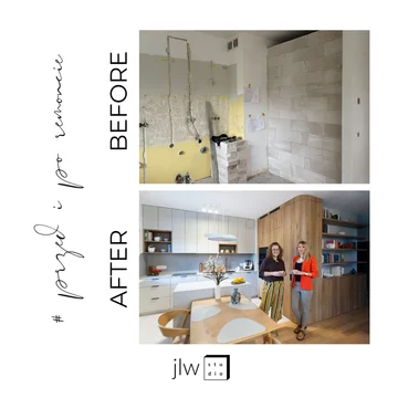 Mieszkanie dla rodziny 2+1, projekt i nadzór nad realizacją: Joanna Lemka-Wójcik, jlw studio 