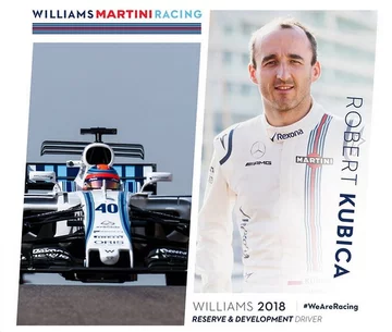Bolid teamu Williams na rok 2018 