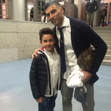 Jose Antonio Reyes z synem 