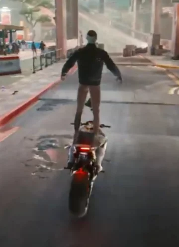 Błąd w Cyberpunku 2077 