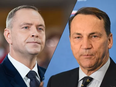 Miniatura: Burza po decyzji Nawrockiego. Sikorski:...