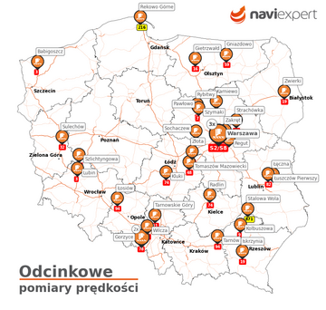 Odcinkowy pomiar prędkości w&nbsp;Polsce